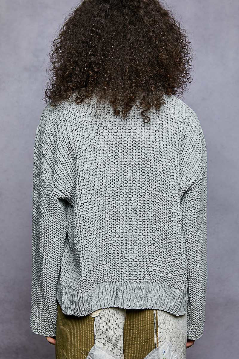 POL - Flower Button Crop Cardigan