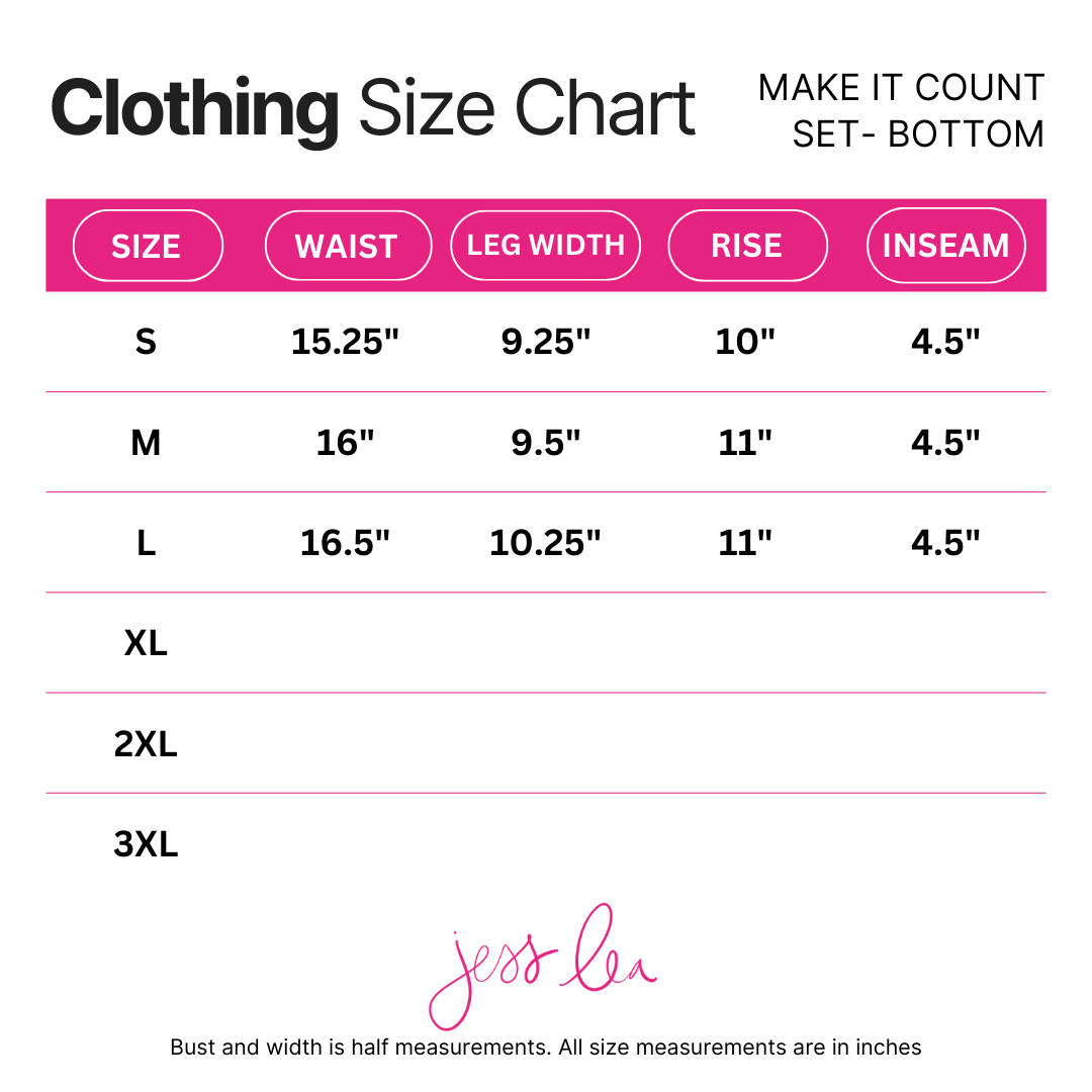 Make It Count Textured Set- Neon Pink