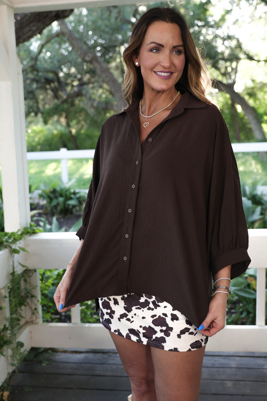 Cowhide Couture Skort