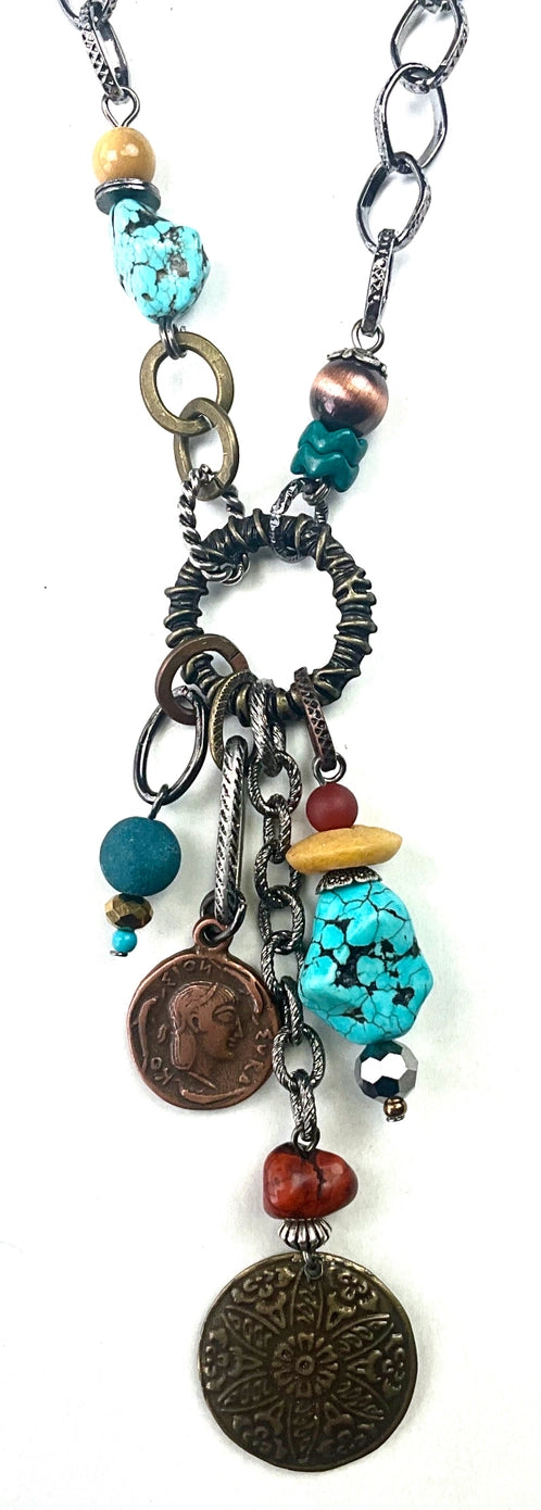 Mixed Dangles With Coins On Chain