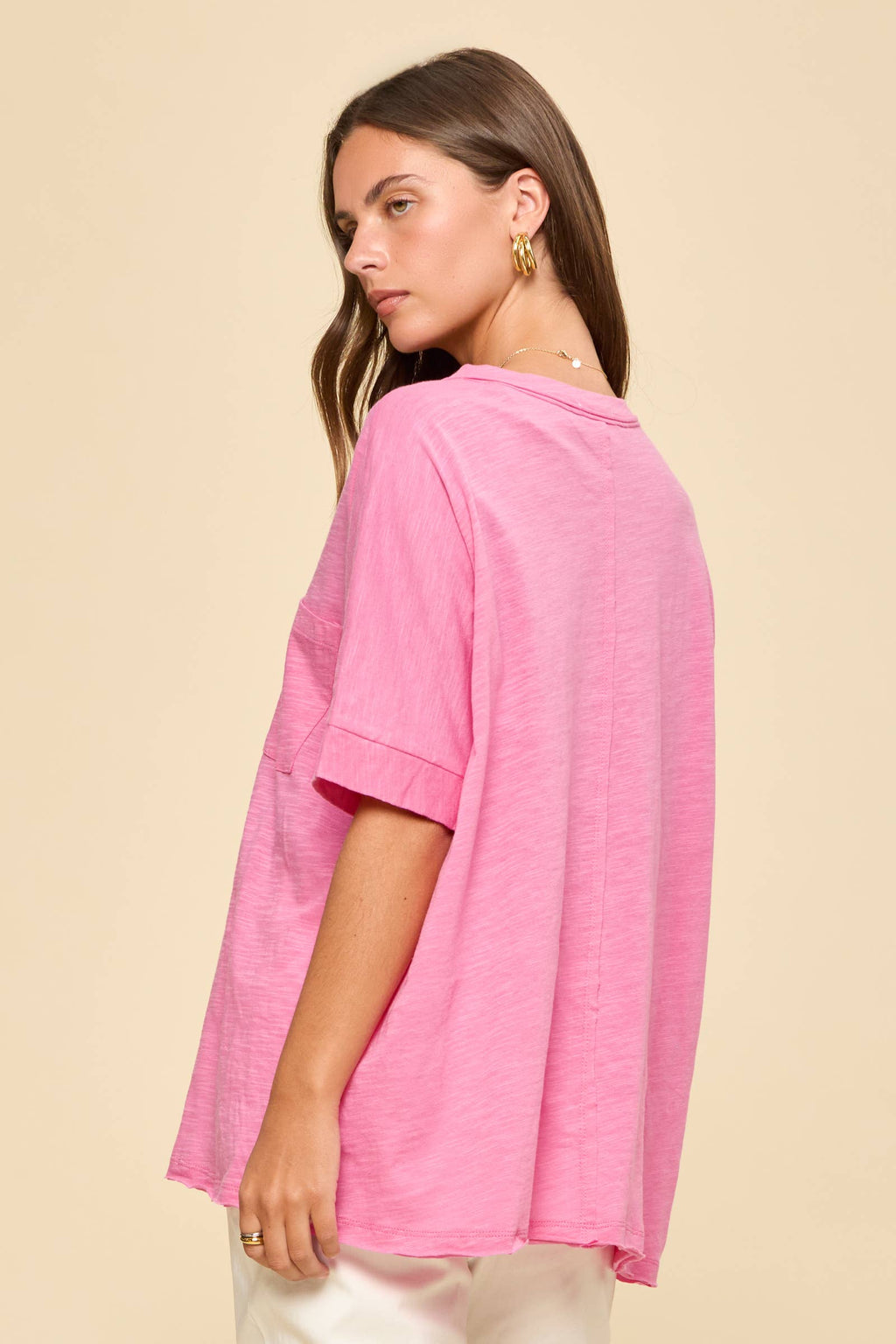 Cotton Slub Knit Top