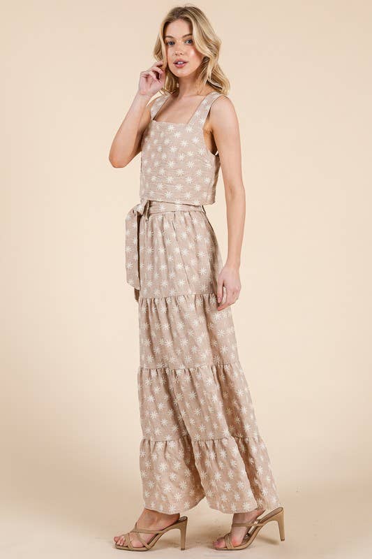 Crop Top and Maxi Skirt Set MTS51439