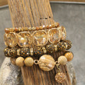 The Primitive Peddler - Rich & Golden Bronze Bracelet Set