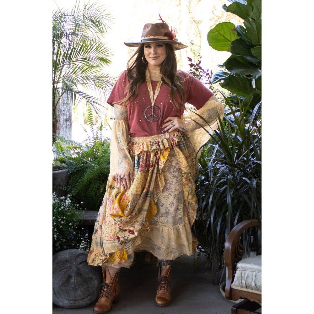 Garden Tea Lace Dress - Oatmeal