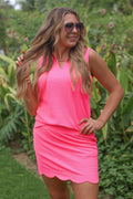 Make It Count Textured Set- Neon Pink