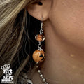 Blown Pumpkin Earrings