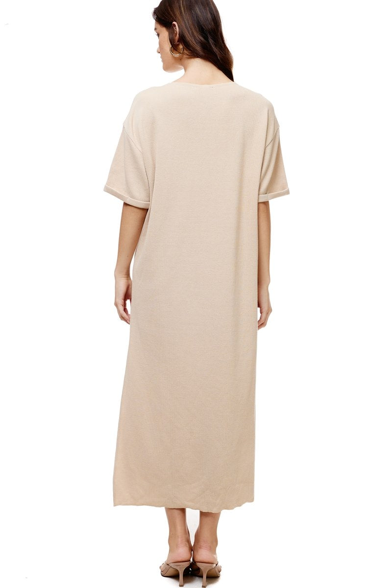 Graphic Thermal Maxi Dress