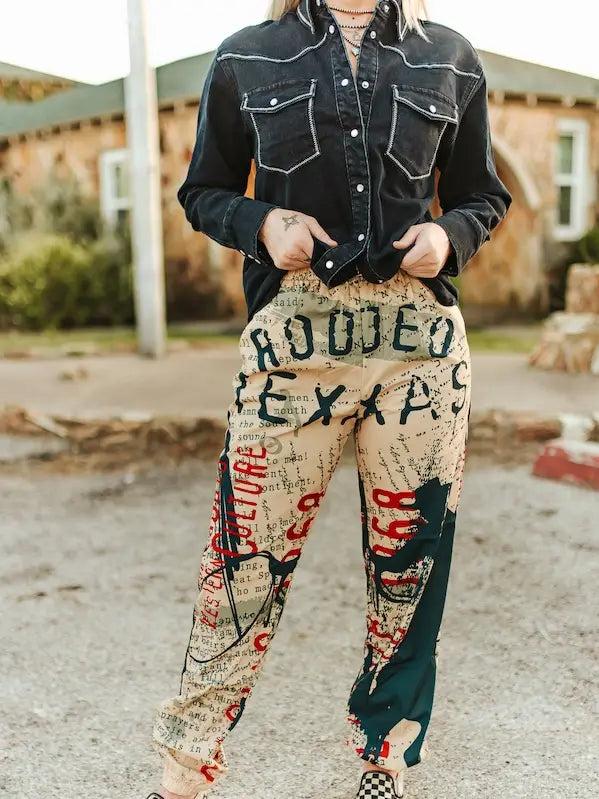 Lucky & Blessed Rodeo Texas Pants
