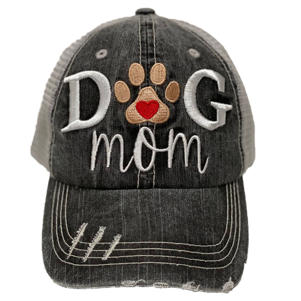 Dog Mom Women's Baseball Hats- 8 Breeds Embroidered