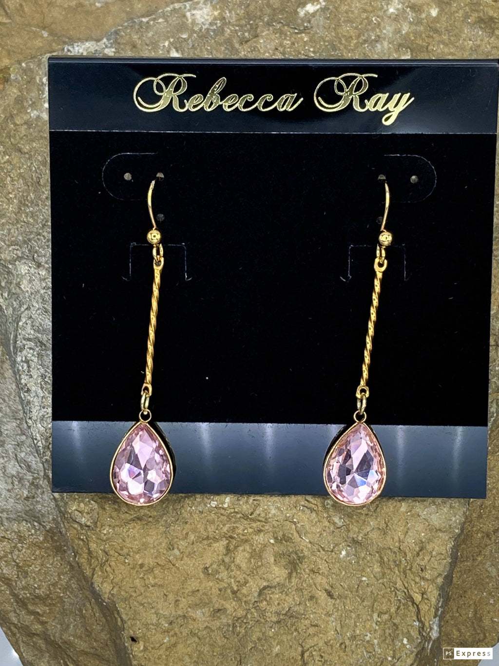 Twisted Crystal Earring drop