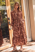 Plus Floral Printed Midi Dress