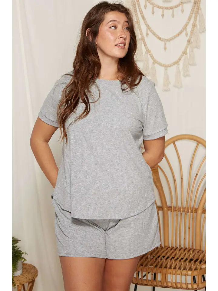 Mittoshop - Gray Short Set