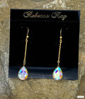 Twisted Crystal Earring drop