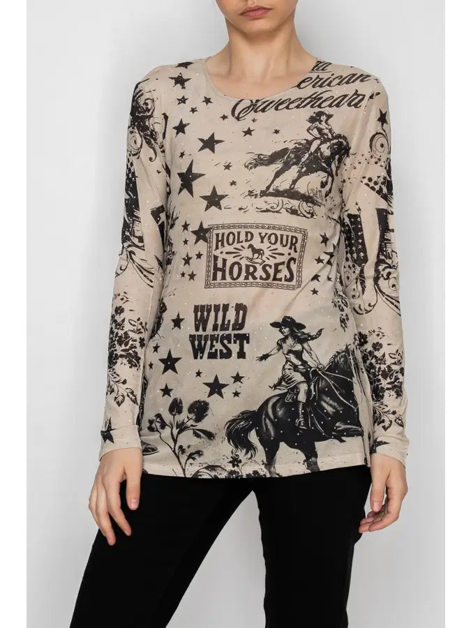 Origami - Rodeo Mesh Top