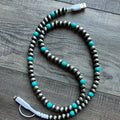Turquoise Beaded Charger with Lightning & Usb-C