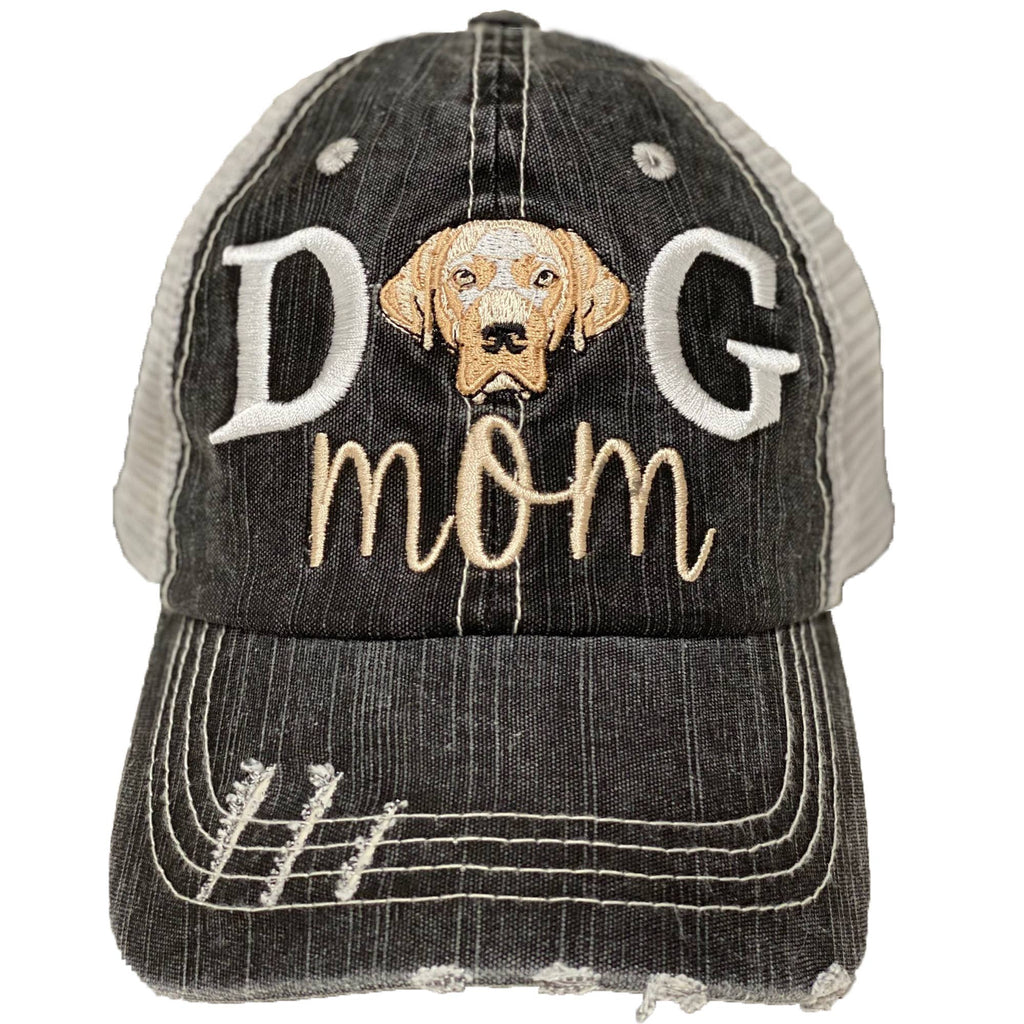 Dog Mom Women's Baseball Hats- 8 Breeds Embroidered