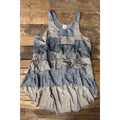 Patchwork Skies Ruffle Tank