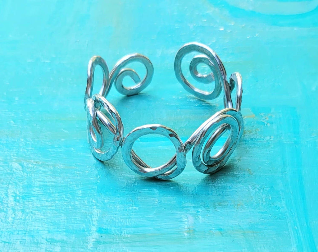 Swirl Loop Cuff Bracelet