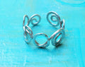 Swirl Loop Cuff Bracelet