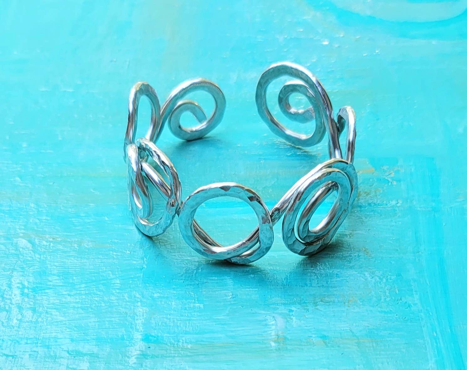 Swirl Loop Cuff Bracelet