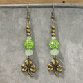 The Primitive Peddler - Shamrock Land Dangle Earrings