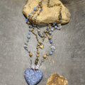The Primitive Peddler - What A Charmer Heart Layered Necklace