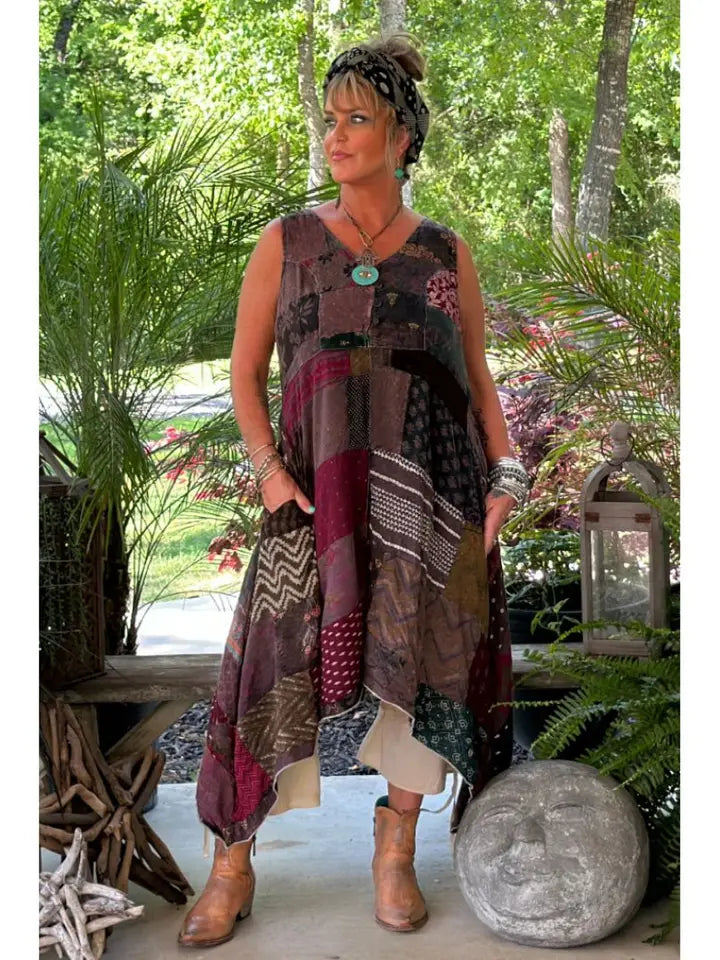 Jaded Gypsy - Patchwork Sunrise Dress