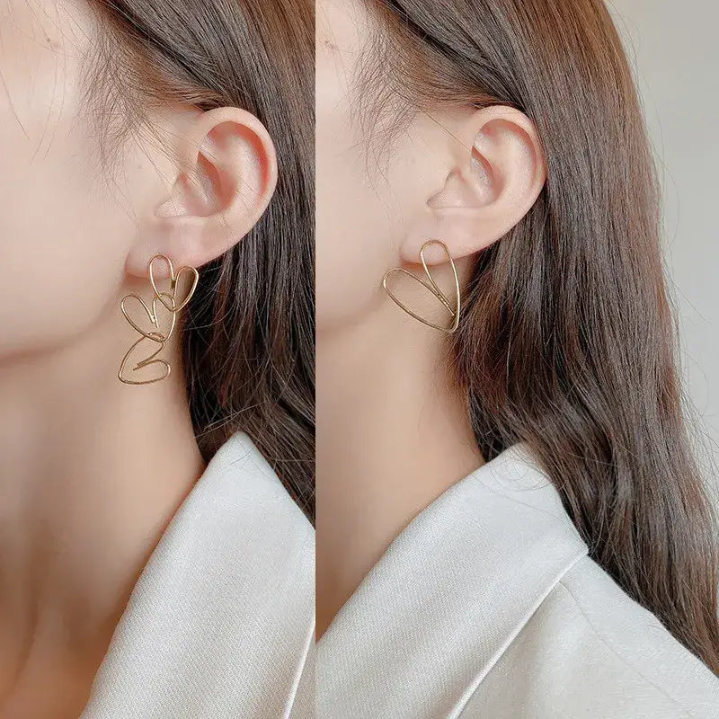 Mix-Match Heart Earrings