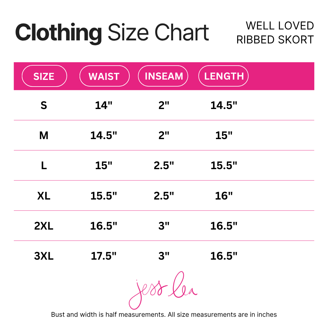 Well Loved Ribbed Skort, Magenta