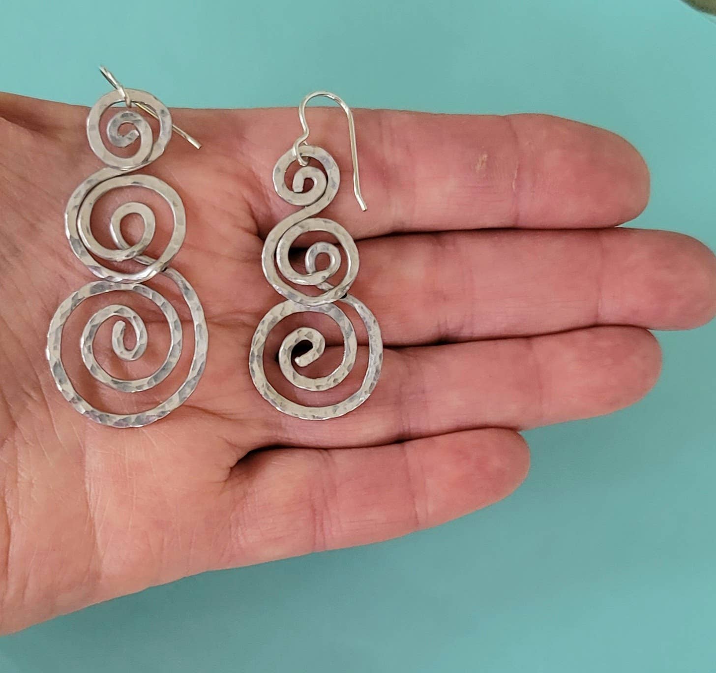 Triple Swirl Earrings
