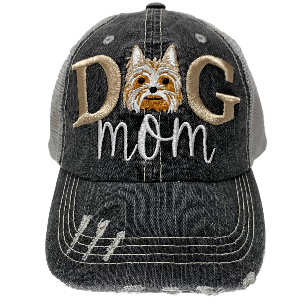 Dog Mom Women's Baseball Hats- 8 Breeds Embroidered