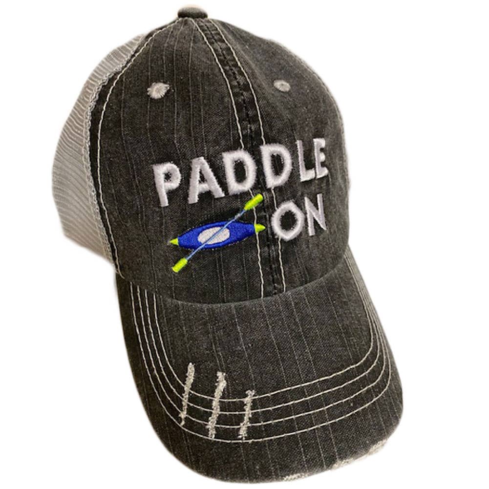 Paddle On Kayak Women's Embroidered Baseball Cap