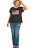American Flag Black Tee Shirt