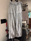 j.Her - Silver Grey Mineral Wash Eyelet Pant