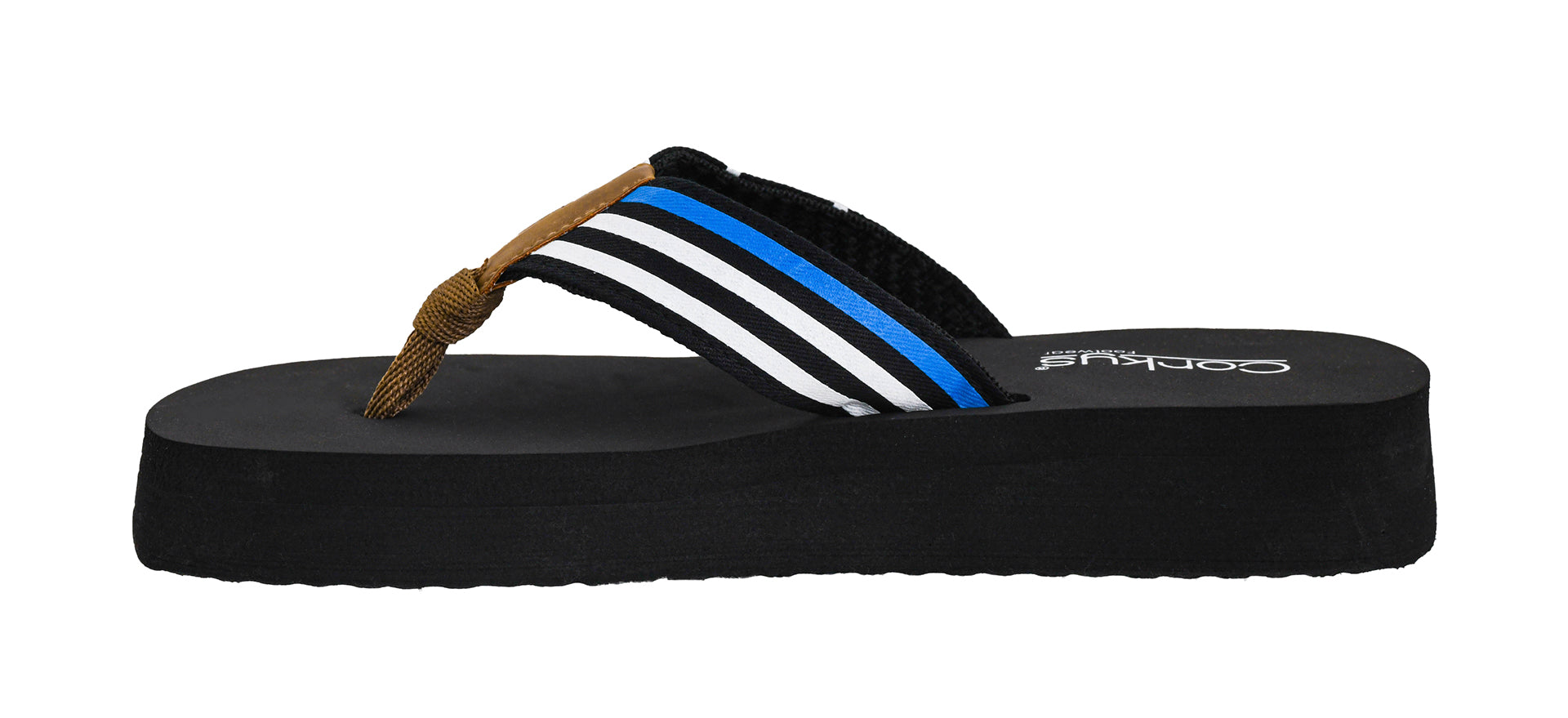 Corkys - Liberty Black with Blue