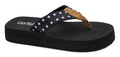 Corkys - Liberty Black with Blue