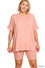 Zenana Matching Plus Shorts Set