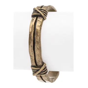 Vintage Inspired Western Open Cuff Bangle
