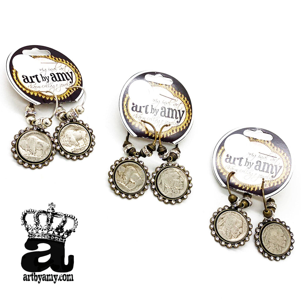 Buffalo Nickel Earrings