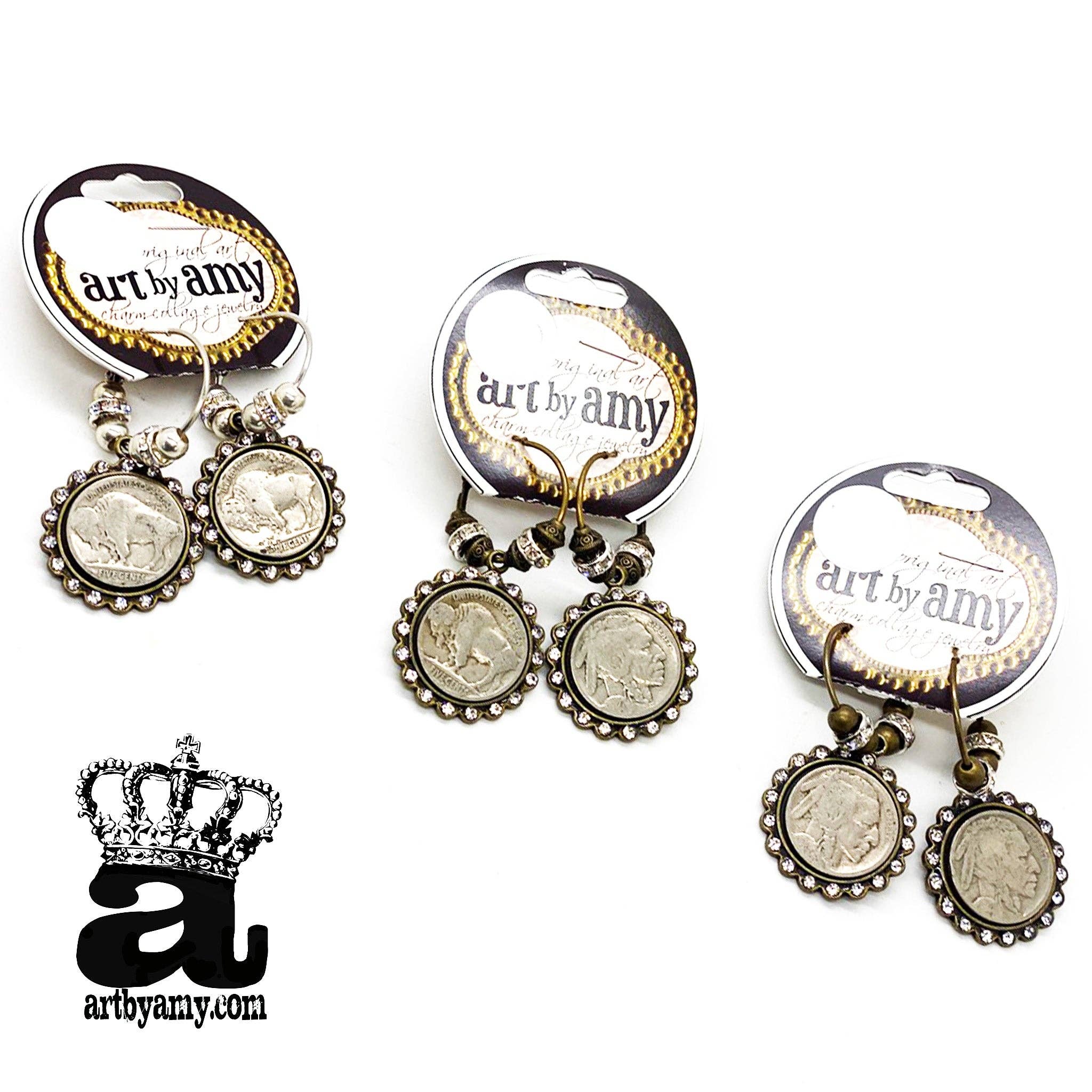 Buffalo Nickel Earrings
