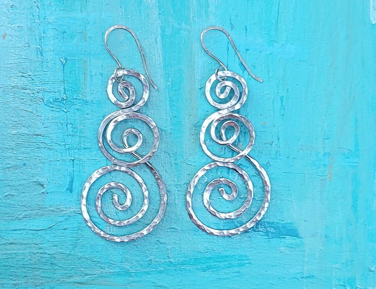 Triple Swirl Earrings