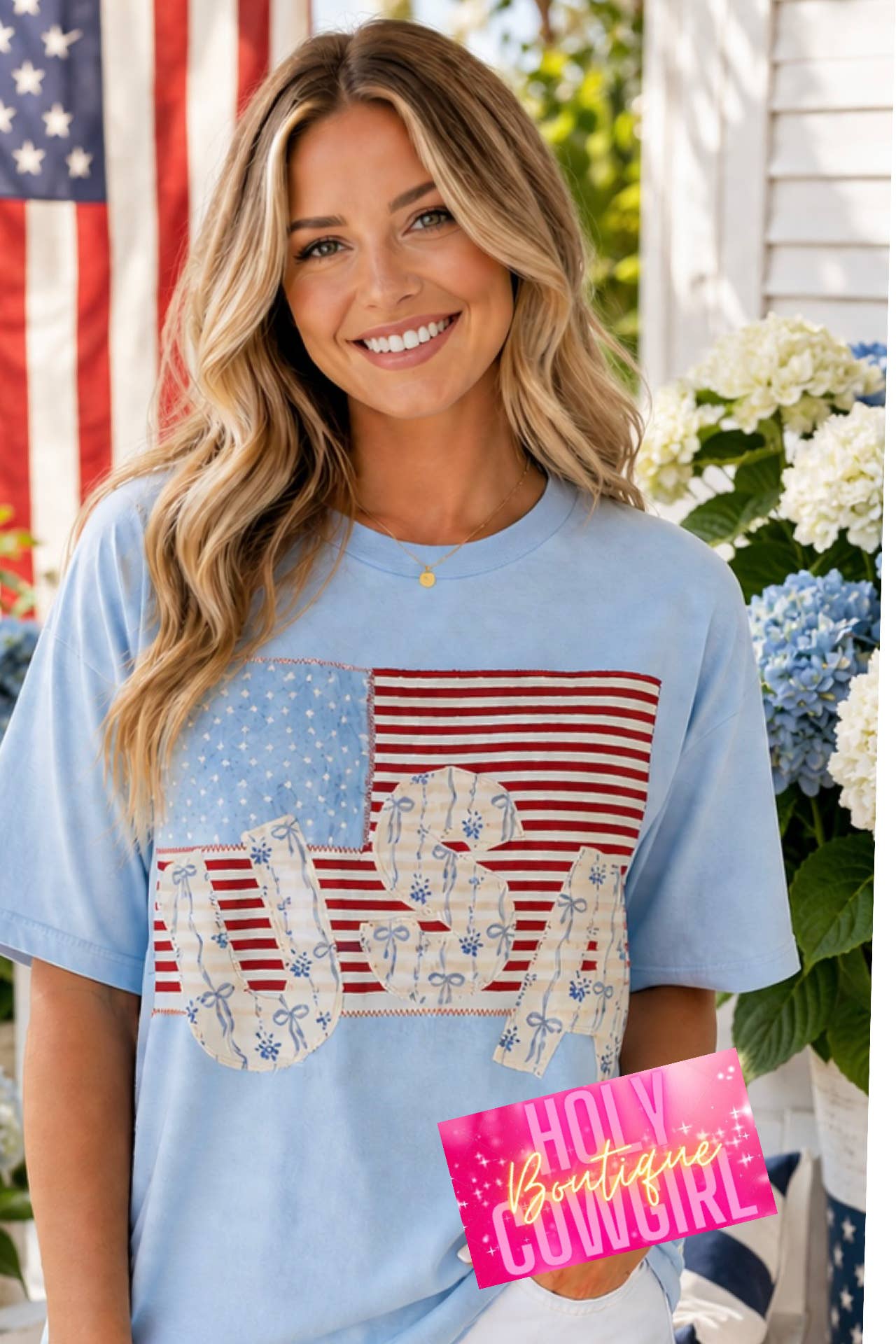 Coquette 🇺🇸USA 🇺🇸 Appliquéd not a DTF 