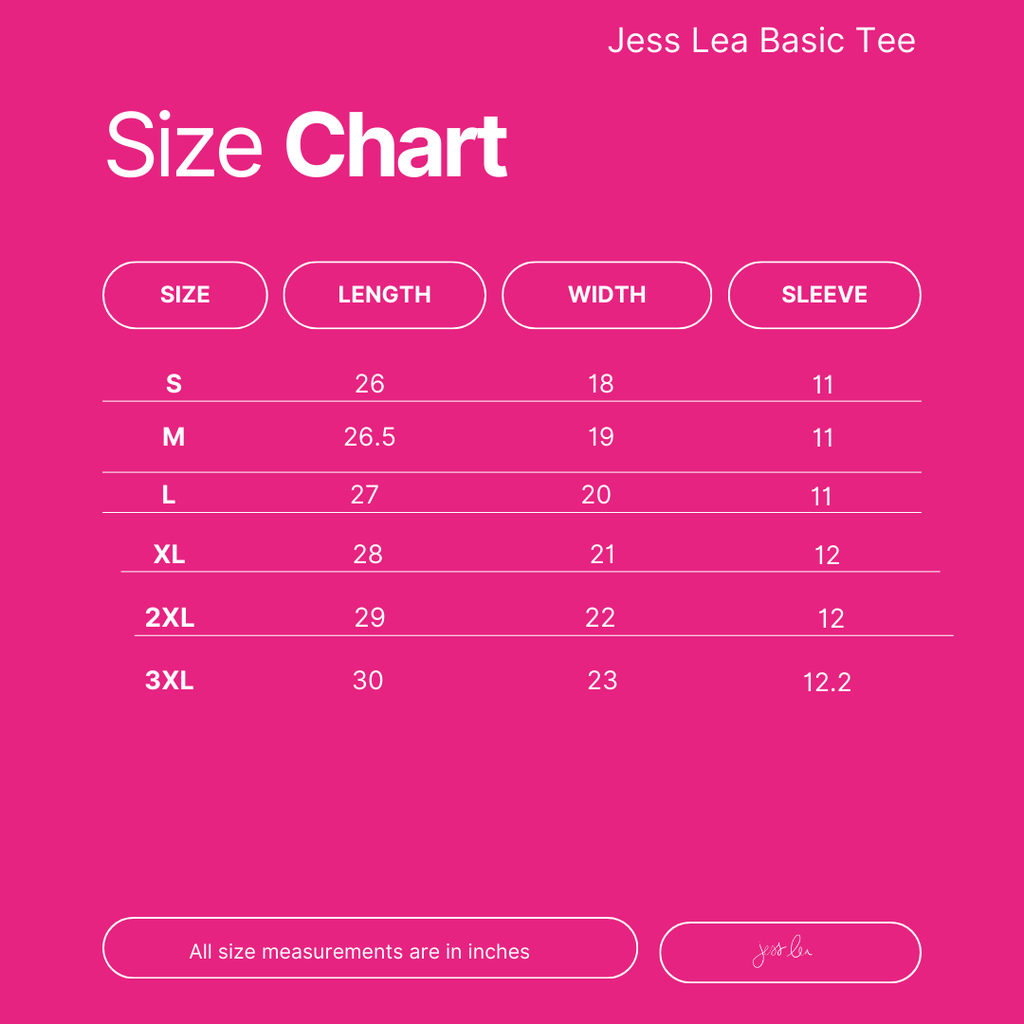 Jess Lea Basic Tee- Red