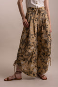 Wide Leg High Waist Star Print Pants