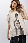 BlueVelvet - Indian Print Tee