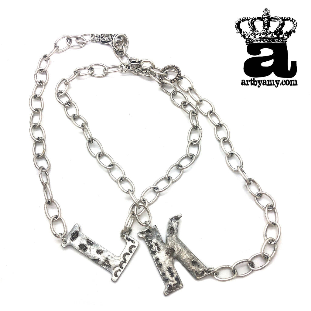 Navajo Initial Necklace