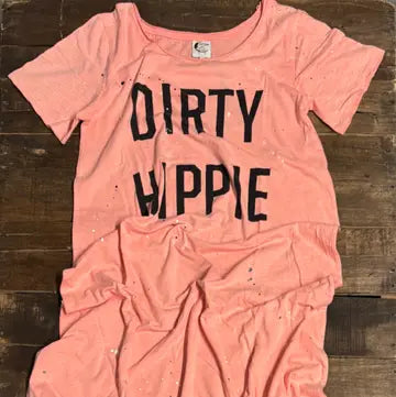 Jaded Gypsy Dirty Hippie Coral Dress