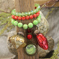 The Primitive Peddler - Grinchy Isn't Allowed Charm'd Bracelet Set