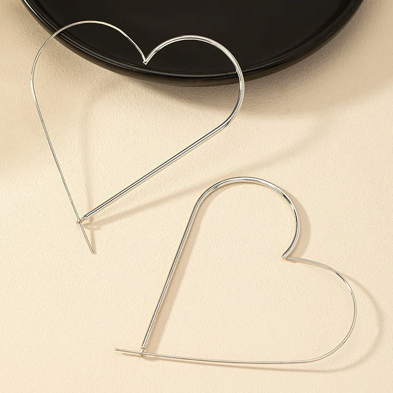 Heart Hoop Earrings