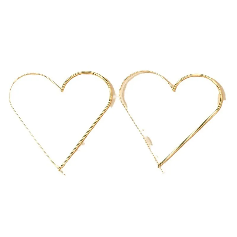 Heart Hoop Earrings